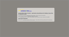 Desktop Screenshot of homesinrio.com